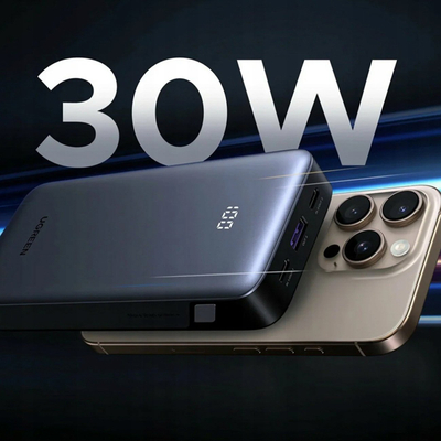 Powerbank Ugreen Nexode, 10000mAh, 30W PD, gri