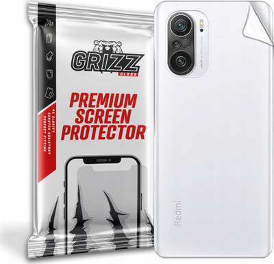 Mbrojtëse mbrapa GrizzGlass për Xiaomi Redmi K40 Pro 5G, film i butë, përfundim satine, transparent