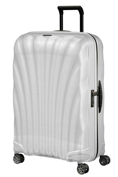 Valixhe Hard Me 4 Rrota Samsonite C-Lite 75/28 Ngjyrë Off White