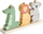 Lodër druri Fisher-Price Wooden Stack and Sort Animals, edukative, shumëngjyrëshe