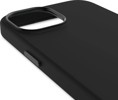 Kapak silikon për iPhone 15 Plus Decoded Graphine, MagSafe, i zi