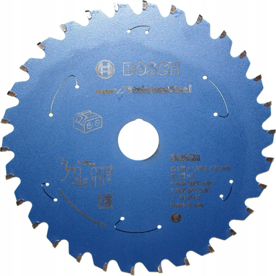 Disk sharre rrethore Bosch Expert StainlessSteel, 136mm, 30 dhëmbë, për inoks