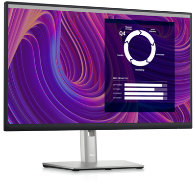 Monitor Dell P2423D, 23.8", IPS, QHD, i zi / argjendtë