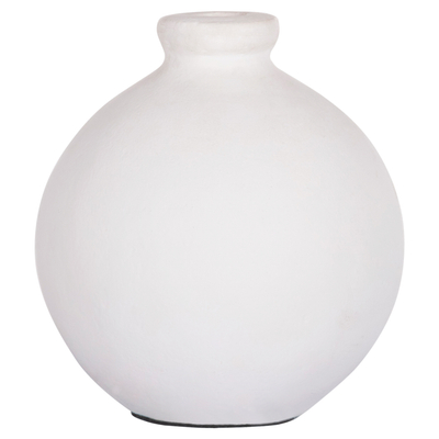 Vazo dekorative Clayvon 18x18x20Hcm (HM4410), bardhë