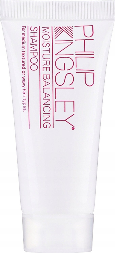 Shampo flokësh Philip Kingsley Moisture Balancing, me protein gruri dhe antioksidantë, 75 ml, për gra