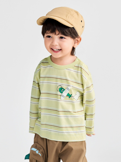 Bluza Stripe Dino Mint