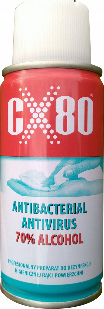 Dezinfektues sprej CX80 Disinfectant, 100 ml, 70% alkool, antibakterial