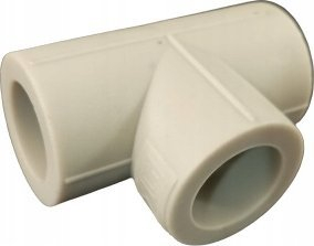 Lidhëse PPR Tee, 25 mm, për ujë të ngrohtë, gri