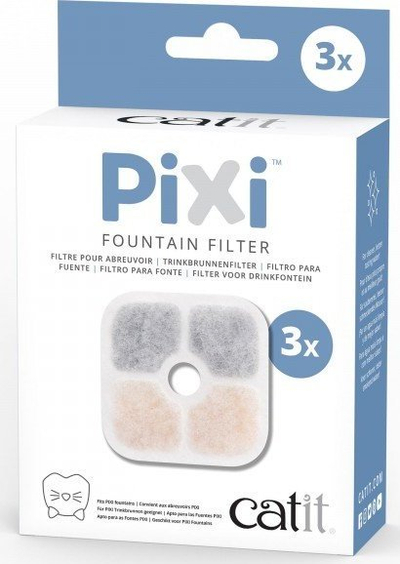 Filtra uji për mace Catit Pixi Cat Fountain Cartridge, set 3 copë