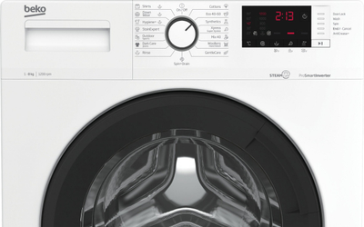 Lavatrice Beko WUV 8612A XSW, 8 kg, 1200 rpm, e bardhë