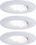 Spot i futur LED Paulmann Calla 99931.0, set 3 copë, 19.5W, IP65, i bardhë mat