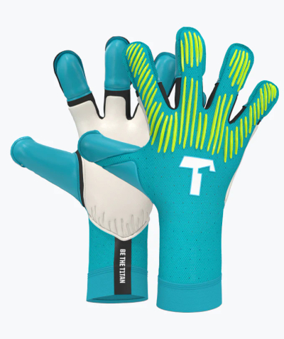 Doreza për portier T1tan Rebel2.0SkyBlue, Size 7, kaltër/bardhë