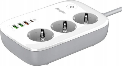 Shirit elektrik i zgjuar Energizer EPB2500W02EU, 3 priza, WiFi, 2m, i bardhë