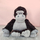 Lodër pelushi gorillë Mascot, 22cm, gri e errët