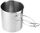 Gotë kampingu GSI Glacier Bottle Cup Pot, çelik inox, 710ml, argjendtë