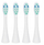 Koka zëvendësuese furçe dhëmbësh sonike ZTB6010, set 4 copë, të bardha