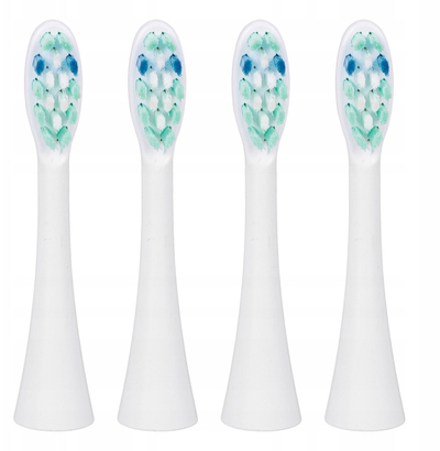 Koka zëvendësuese furçe dhëmbësh sonike ZTB6010, set 4 copë, të bardha
