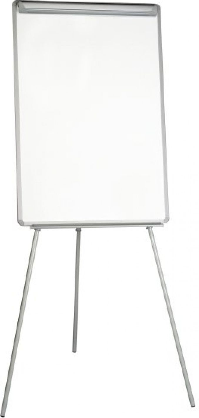 Tabelë e bardhë Bi-Office Tripod, 70x102cm, e bardhë