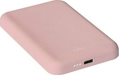 Powerbank Puro MagSafe, 4000mAh, 1x USB-C, rozë