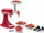 Аксесоар мелница за месо KitchenAid 5KSMMGA, метал, за планетарни миксери, сребрена