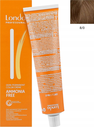 Bojë flokësh Londa Professional Londacolor, demi permanente, pa amoniak, 8/0, 60ml