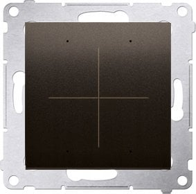 Buton i zgjuar Kontakt-Simon Simon 54 GO DEK1W.01/46, 30 veprime, WiFi 230V, kafe mat