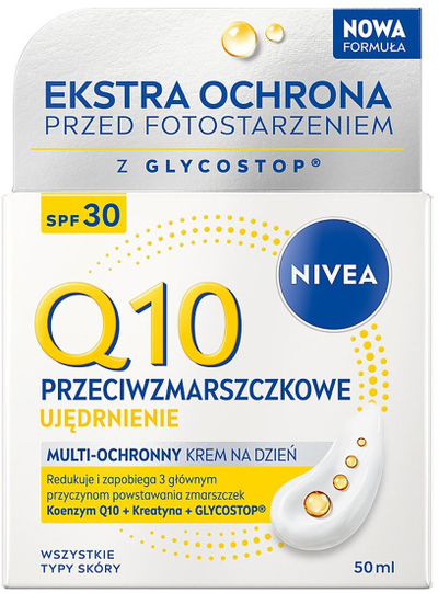 Krem dite fytyre Nivea Q10, anti-rrudha, SPF 30, 50ml