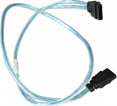 Kabllo SATA Supermicro CBL-0483L, 29cm, 30AWG, blu e tejdukshme