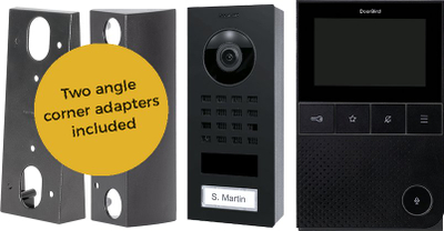 Videointerfon DoorBird D11 Business Set, montim sipërfaqësor, çelik inox V2A