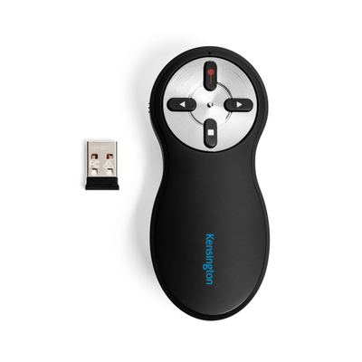 Telekomandë prezantimi Kensington Wireless Presenter, lazer i kuq, nano receiver USB, e zezë