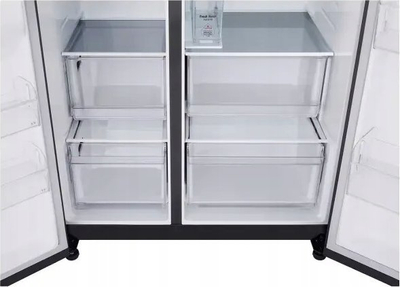Frigorifer Side by Side LG GSLC41EPPE, 420 L dhe 221 L, No Frost, 179 cm, i zi