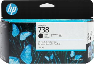 Kartrixh bojë HP 738, 130ml, e zezë, për DesignJet