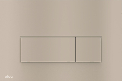 Buton shkarkimi Alcaplast M57 N M, dyfishtë, nickel mat