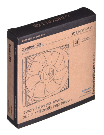 Ftohës Endorfy Zephyr 120, 12 cm, i zi