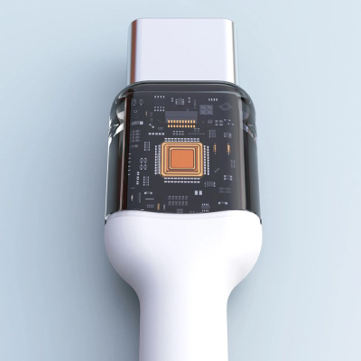 Kabllo USB C Dudao L9C Max, 2m, 240W PD, e bardhë