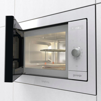 Mikrovalë inkaso Gorenje BM235G1SYW, 23L, 900W me gril, e bardhë