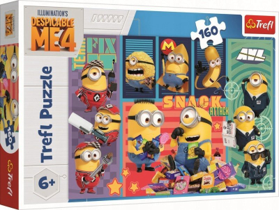 Puzzle Trefl Minions Entertainment, 160 copë, shumëngjyrësh