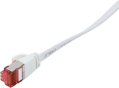 Kabllo rrjeti LogiLink CF2031S, Cat.6A, 1 m, e bardhë