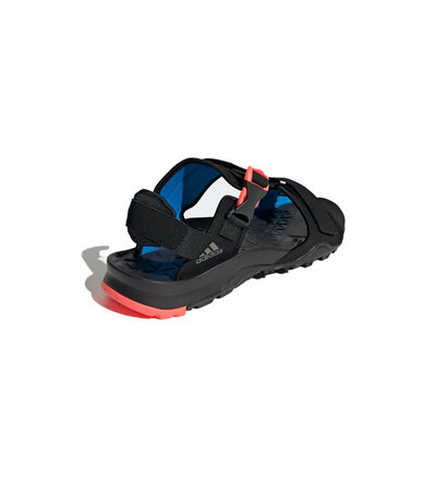 Sandale për meshkuj Adidas, e kaltërt/e pembe/e zezë