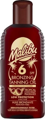 Vaj për nxirje Malibu Bronzing Tanning Oil, SPF 6, 200 ml