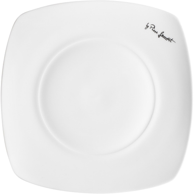 Pjata set porcelani 6 copë Lamart LT9002, të bardha