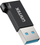 Adapter USB Unitek, USB A në USB C, 10 Gbps, i zi