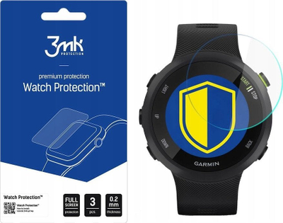 Qelq mbrojtës 3MK Watch për Garmin Forerunner 45, 0.2mm, transparent