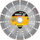 Disk diamanti Samedia Shoxx MX13, 350mm, 20mm, argjend
