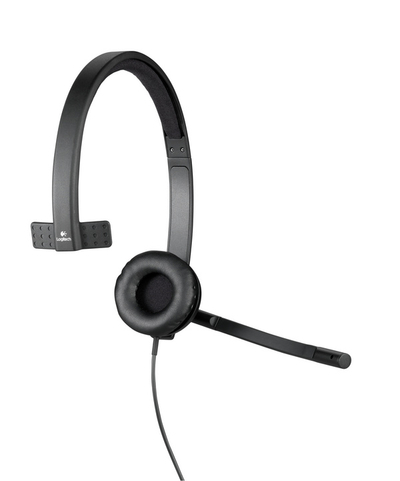 Kufje Logitech H570e On-Ear Mono, të zeza