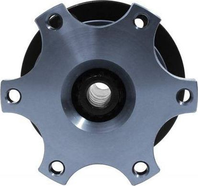 Adapter timoni TurboWorks Quick Release Hub Titanium, 6 vrima montimi, alumini, gri titanium
