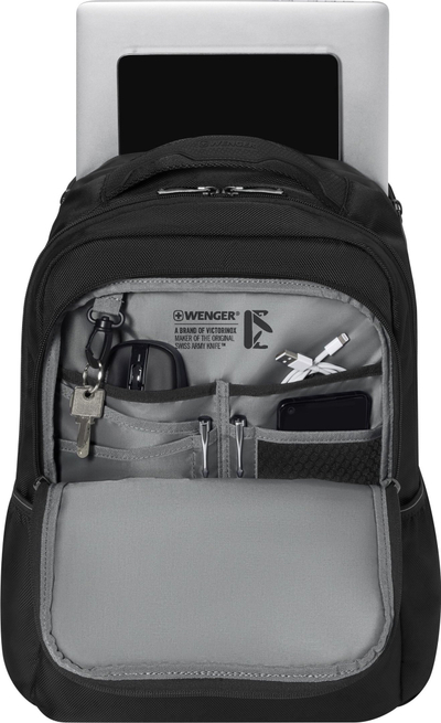 Çantë shpine Wenger SwissGear 612737 XE Resist, 16", rezistente ndaj ujit, e zezë