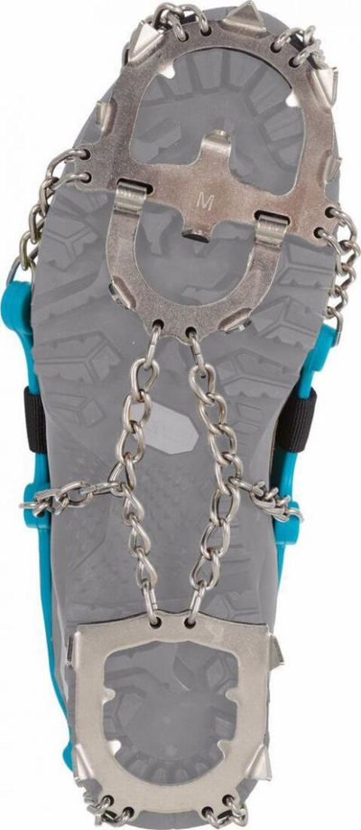 Crampons për këpucë VI.6+ Pro Traxion, nr. 39-41, të argjendta/të kaltra