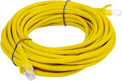 Kabllo rrjeti Lanberg PCU5-10CC-2000-Y, RJ-45 në RJ-45, Cat 5e, 20m, e verdhë