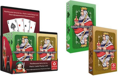 Karta loje Casino Playing Cards, 55 letra, dizajn i përzier, shumëngjyrëshe